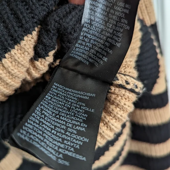 & other stories striped zip pullover - Picture 6 of 6